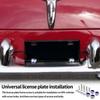 Car License Bolt Fastener Kit, Diamond Encrusted License Plate Frame