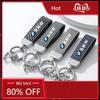BAAO1 New Carbon fiber Car Keychain Ring Leather Emblem Keyring For BMW 1 2 3 4 5 7Series X1 X3 X4 X5 X6 X7 F10 F20 F30 G20 G30 F