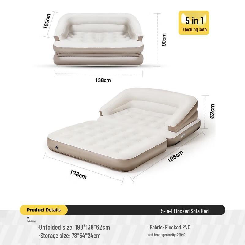 TAN XIAN ZHE Outdoor Portable Inflatable Air Mattress
