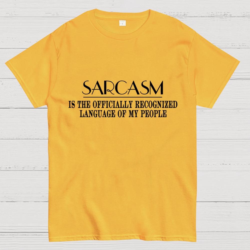 Fluently Sarcastic Cotton Casual Cool Loose T-Shirt
