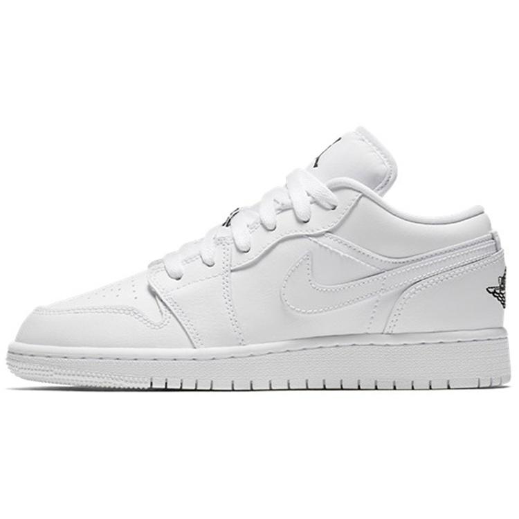 (GS) Air Jordan 1 Low Triple White Kids 553560-110 EU 37.5