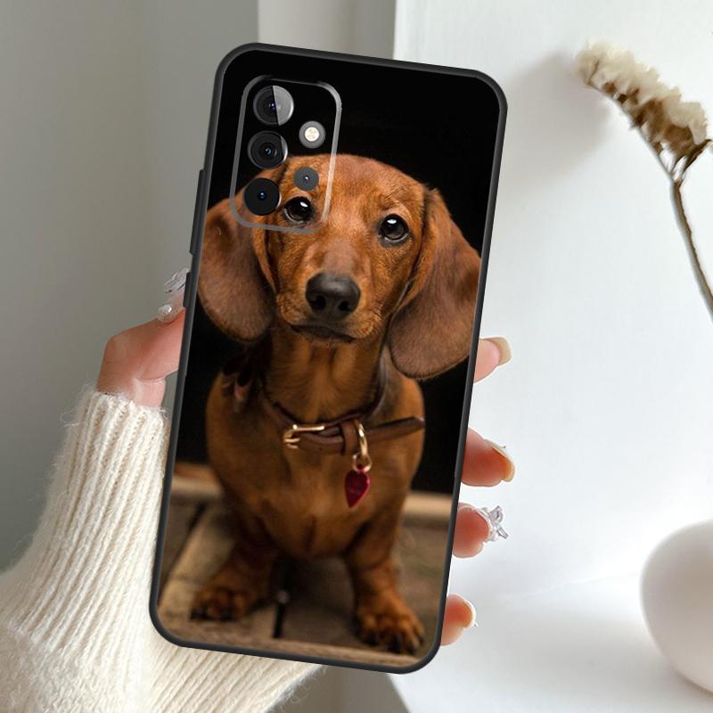Dachshund Dog Case For Samsung Galaxy A54 A53 A34 A33 A13 A23 A31 A51 A71 A12 A22 A32 A52 A50 A52S Cover