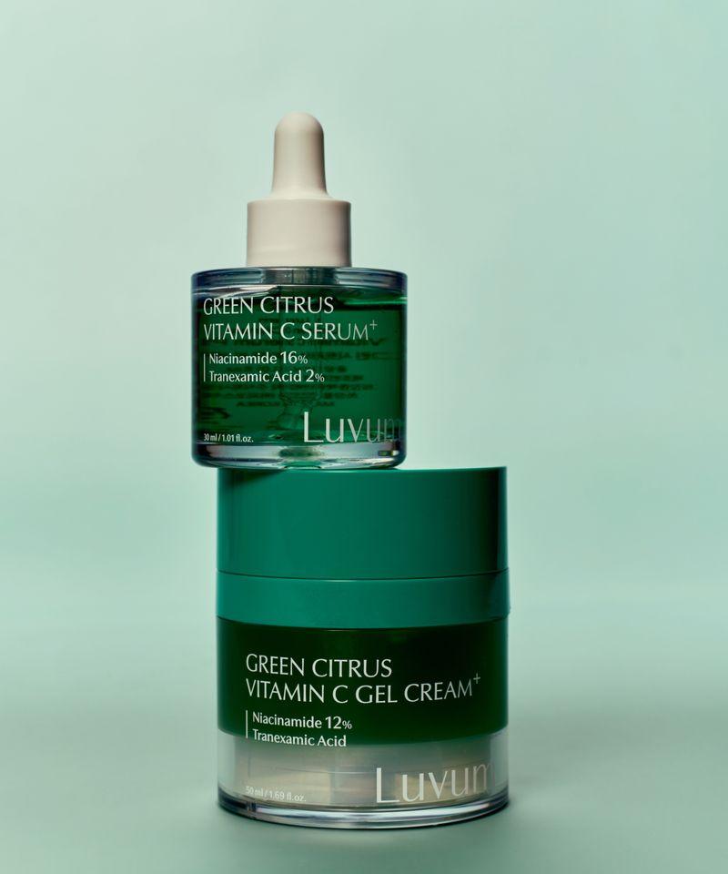 Green Citrus Vitamin C Gel Cream Plus 50ml + Serum Plus 30ml