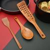 Wooden Kitchen Spatula Rice Ladle Soup Spoon Kitchen Cooking Tools Natural Wood Is Safe And Durable For Home Kitchens