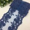 1Meter Cotton Floral Embroidered Mesh Patchwork Lace DIY Apparel Sewing Fabric 12cm Width DIY Garment Curtain Accessories Ribbon