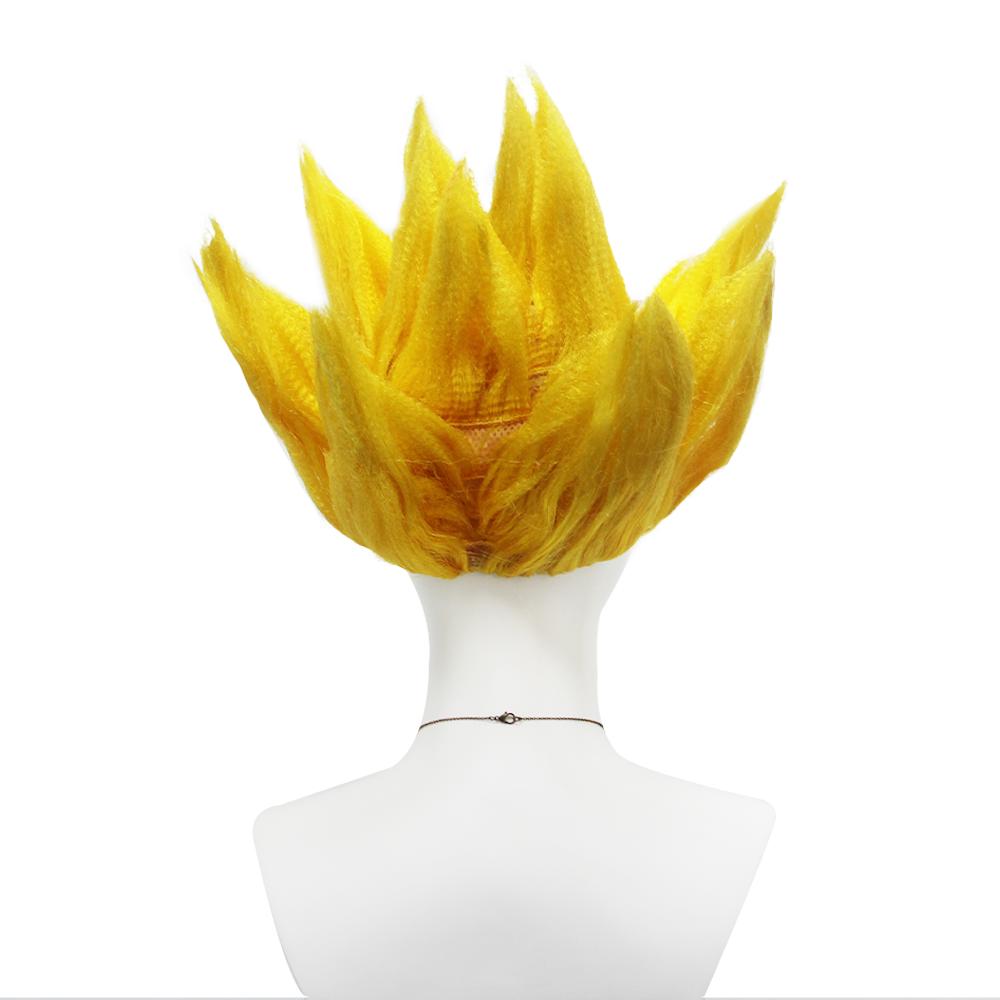 Movies Character Synthetic Wukong Wig Flame Head Water Drop Head Garlic Men Dress Up Wigs Cosplay Costume Party Gifts