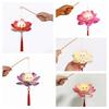 Chinese Style Children's Rabbit Lantern Handheld Glowing Lotus Flower Lanterns DIY Material Bag Handmade