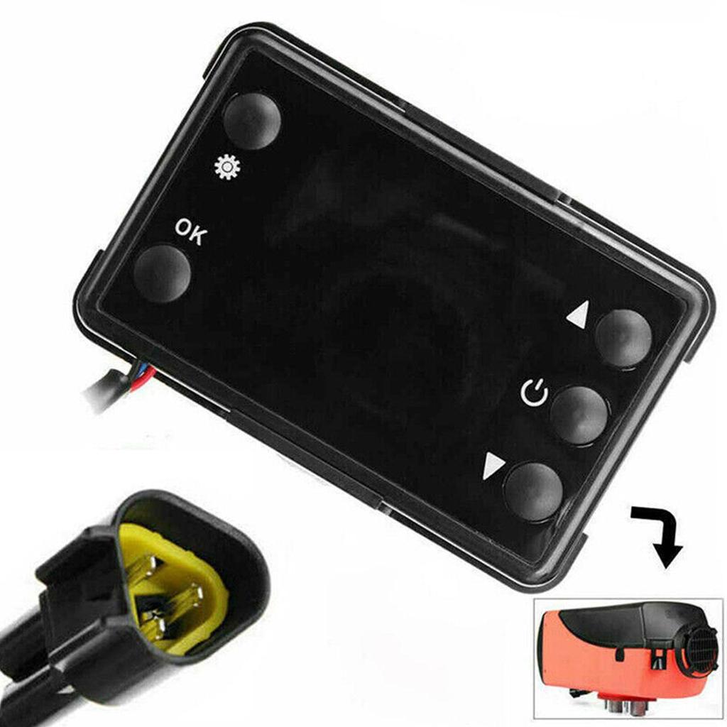 Universal 12V/24V LCD Monitor Schalter+Fernbedienung Zubehör Für Auto LKW Diesel Luftheizung Standheizungsregler