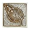 Indische Holz Textilstempel Holz Druckblock Blätter Stempel Dekorativ
