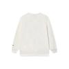 New FILA American Sweatshirt Unisex Latex White F51U349298A-IV