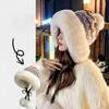 New Knitted Knitted Hat Warm Pompom Pullover Cap Windproof Thicken Ear Protection Hat Outdoor Sports