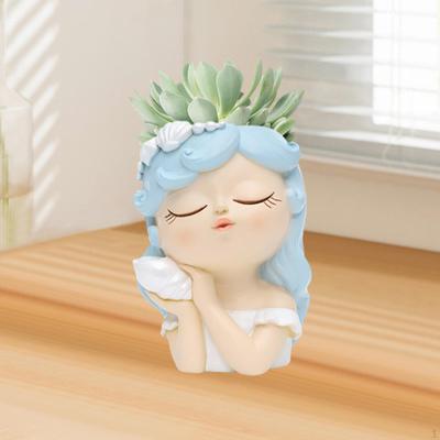 Artistic Face Planter Pots for Indoor And Outdoor Flower Display