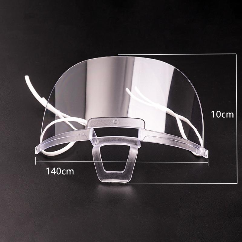 10 Stück Transparente Masken Permanent Antibeschlag Gastronomie Lebensmittel Hotel Koch Kellner Kunststoff Küche Restaurant Masken Küchenwerkzeuge