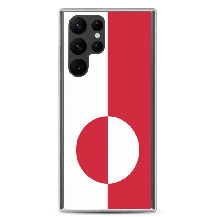 Coque Téléphone - Samsung - Galaxy S23 - Drapeau Groenland - Souple - Multicolore