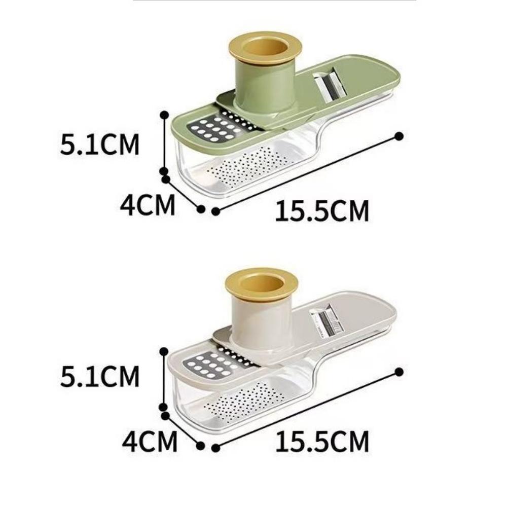 Three-in-one durable plastic manual household garlic mashing machine, grinder, shredder, multi-functional ginger and garlic tool