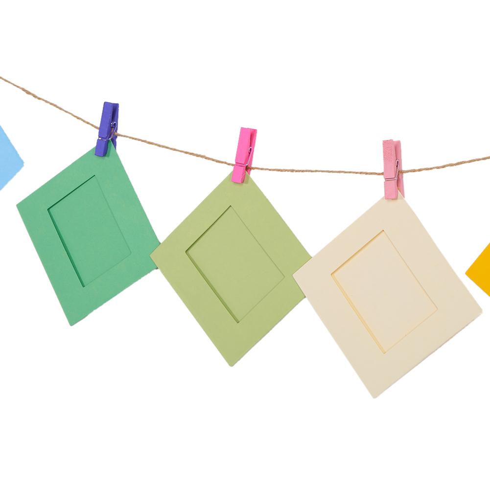 10 Pcs 3 inch hanging LOMO Color photo frame Picture Display Modern Home Decor Color clips