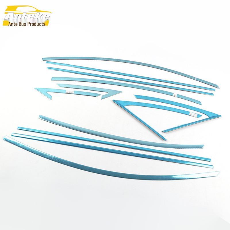 Haima M6 Window Trim: Stainless Steel Glass Anti-Scratch Bright Strip Accessories