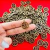 Om Hinduism Ganesha Elephant Head God Pendant Necklace Charm Wristband Success Wealthy Amulet Talismans Vintage Gifts Protect Health Lucky Rich