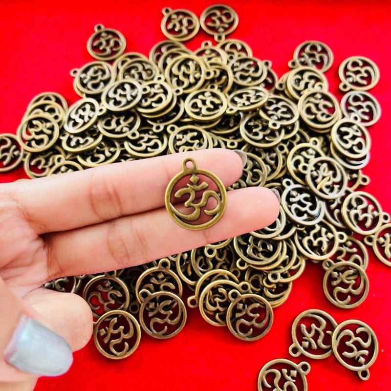 Om Hinduism Ganesha Elephant Head God Pendant Necklace Charm Wristband Success Wealthy Amulet Talismans Vintage Gifts Protect Health Lucky Rich