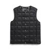 Crew Neck Button Inner Down Vest [TAION] Men's (TAION-004)