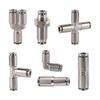 Pneumatischer Schnellkuppler Steckkuppler 4-16mm Rohrverschraubungen Luft Pneumatik Gartenbewässerung Wasserverbinder