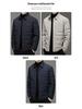 Men's White Shirt-Style Duck Down Jacket: Single-Breasted, Lapel, Warm, Business Casual Coat for Middle-Aged.