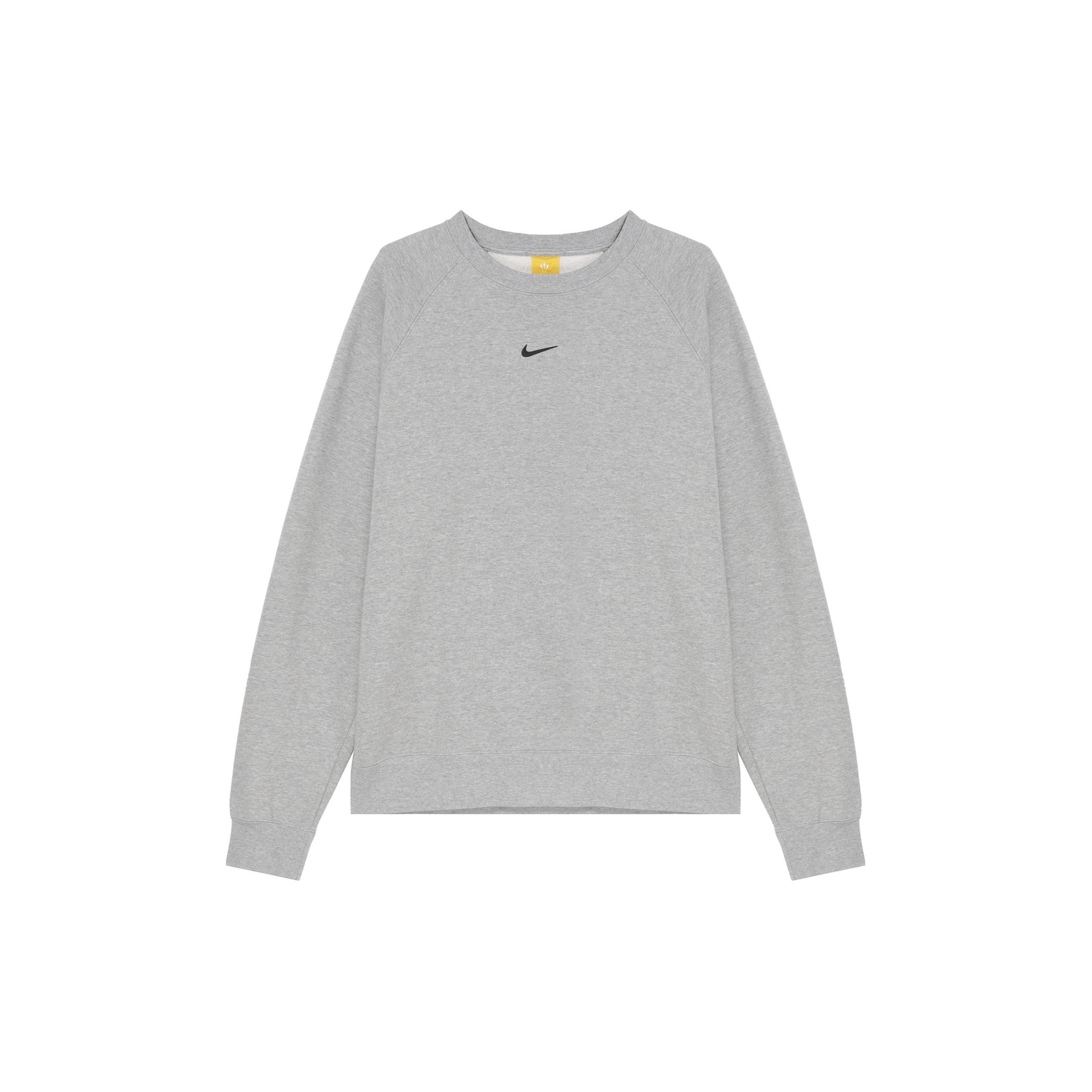 Nike x NOCTA Fleece CS Crewneck Sweatshirt Grey Men s FN8160-063 XL