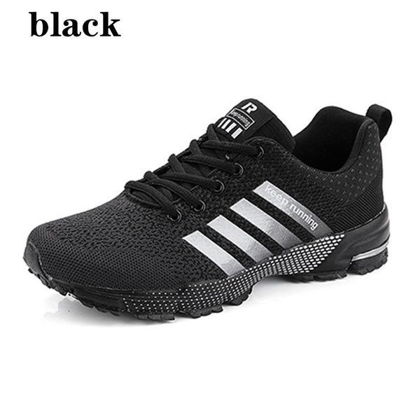 Autumn breathable sports large size couple running shoes lightweight flying line casual shoes