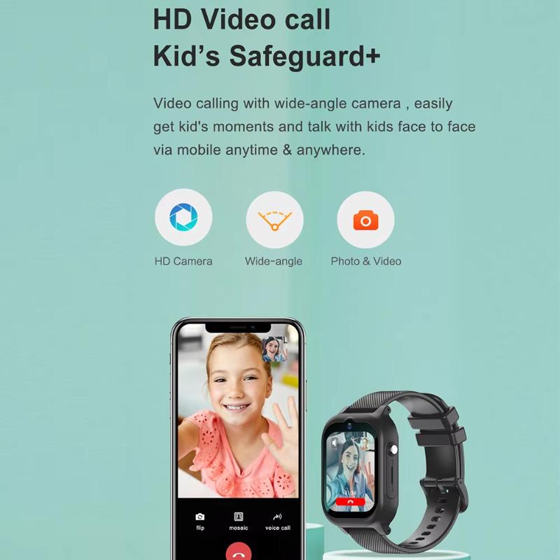 New 4G Smart Watch Kids GPS WIFI Video Call SOS Child Smartwatch Camera Monitor Tracker Location Phone Watch Boys Girls Gifts