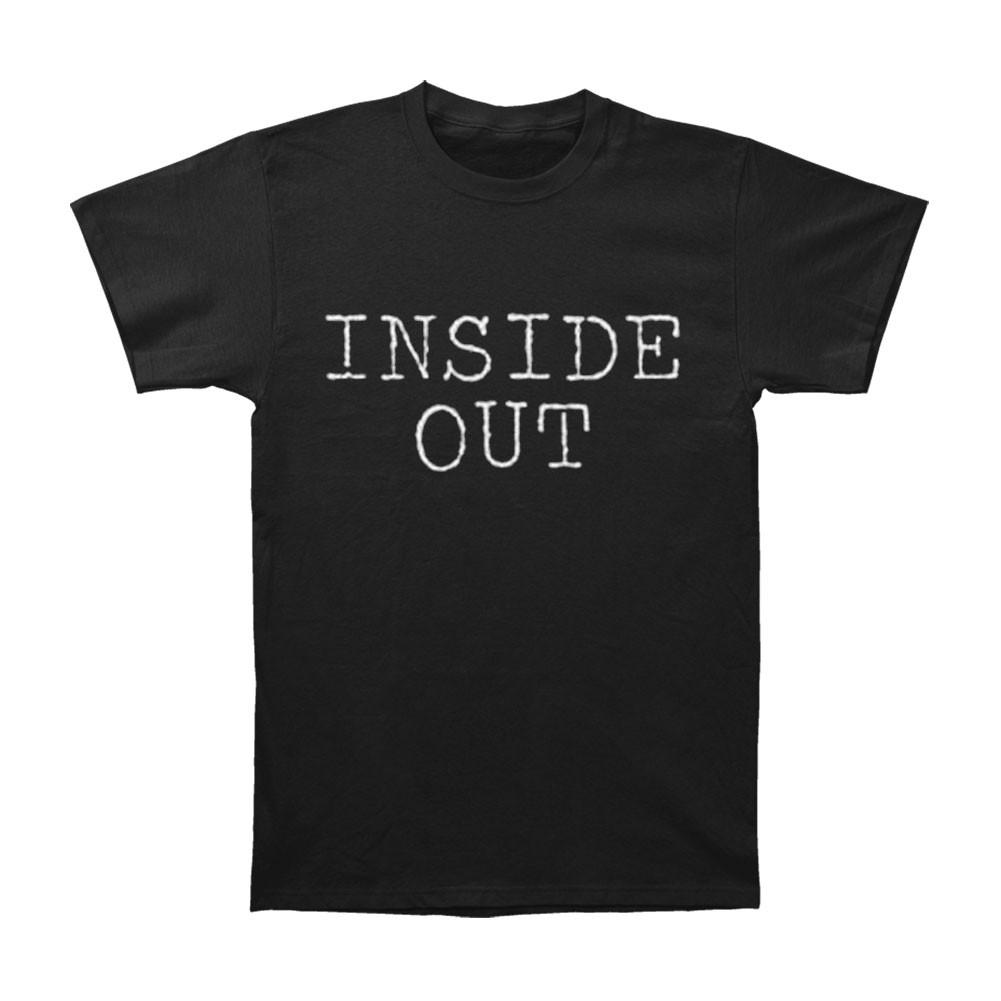 Mens Inside Out Logo (Black) T-shirt Small Black XXXL