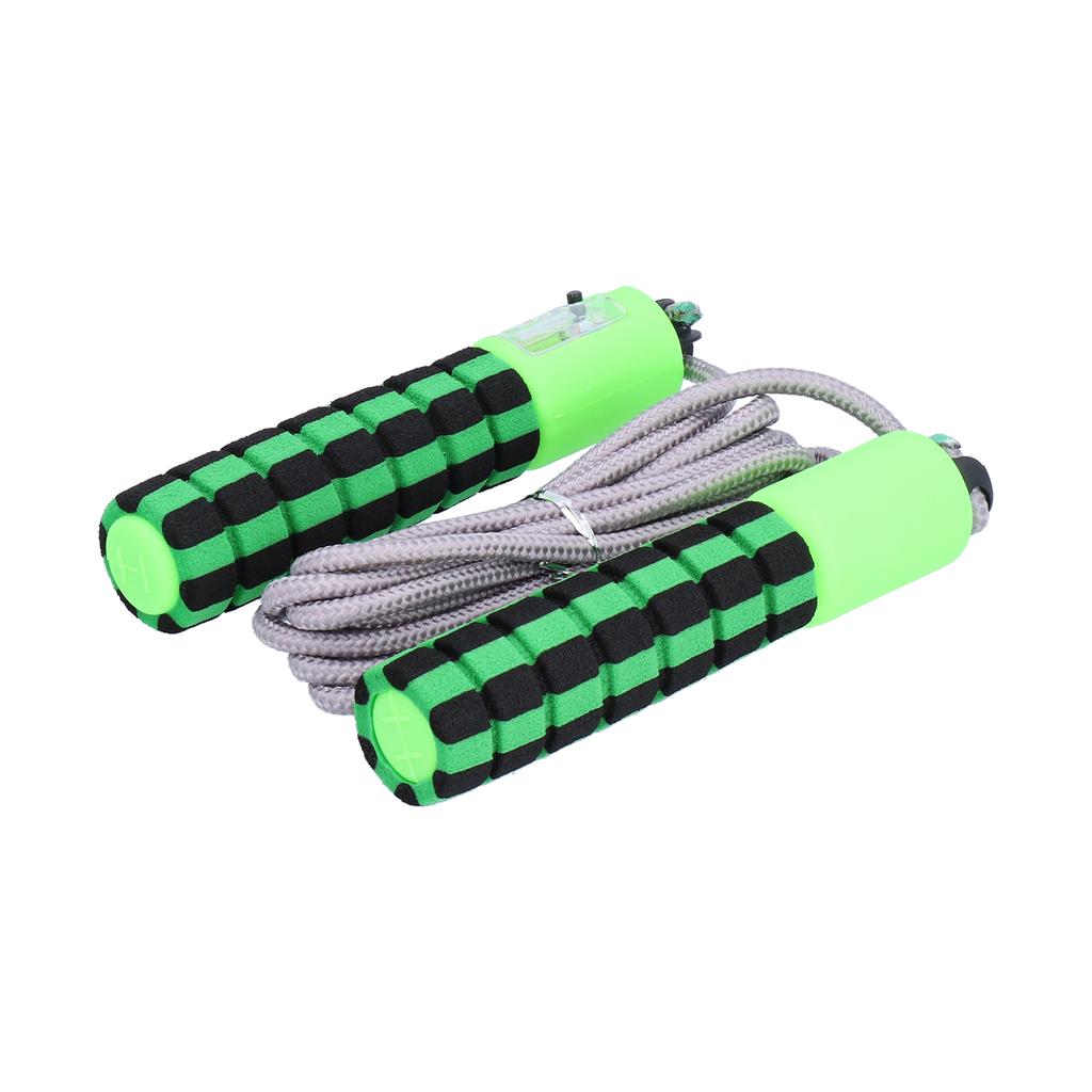 Unisex Jump Ropes with Electronic Counter Adjustable Counting Skipping Rope for ExerciseGreen