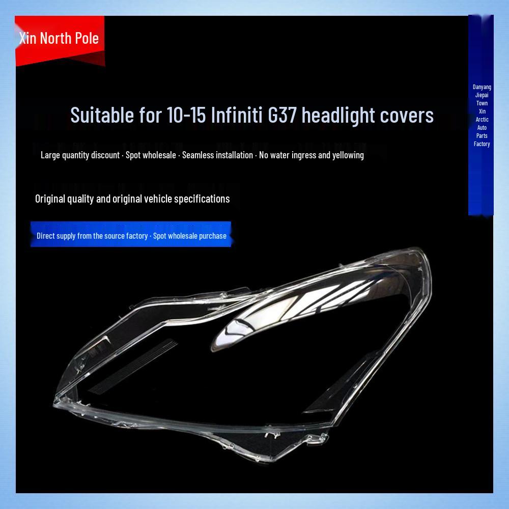 Kompatibel mit Infiniti G Serie (10-15) Scheinwerferlinsenabdeckung - Transparente Schale für G37, G35, G25
