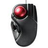 ELECOM USB Wired Trackball Mouse, Large Ball, 8 Buttons, Tilt Function, Black M-HT1URXBK