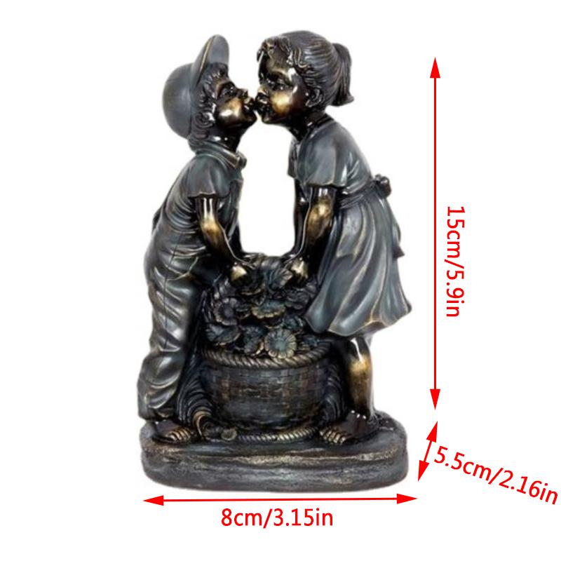 Indoor/Outdoor Fountain Statue Resin Garden Sculpture Courtyard Art Decoration