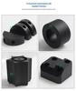 New Black Teflon Graphite Sheet: Long, Square Block for Cutting and Processing