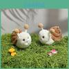 Schnecken-Plüschtier aus weichem Kurzflor für Kleinkinderspiel und als Geschenk