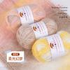 3Pcs/150g Gradual Change Sprayed Wool Yarn Cotton Thread Mohair Medium Thick Handmade DIY Knitting Woven Scarf Sweater