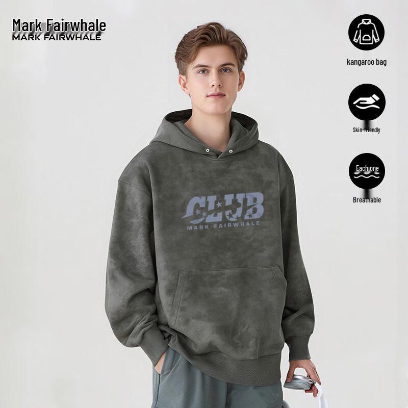 

Mark Fairwhale Men s Heavyweight Tie-Dye Hooded Sweatshirt L