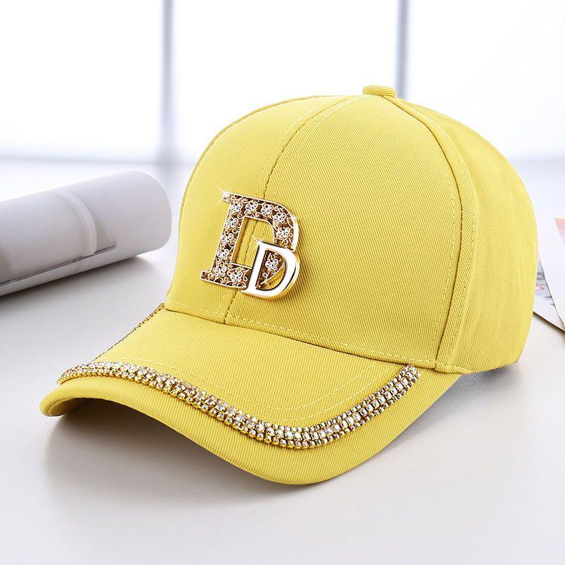 Women Hats Baseball Cap Hats for Women Fashion Outdoor Sport Baseball Cap D Letter Rhinestone Sun Hat Designer Hat Hip Hop