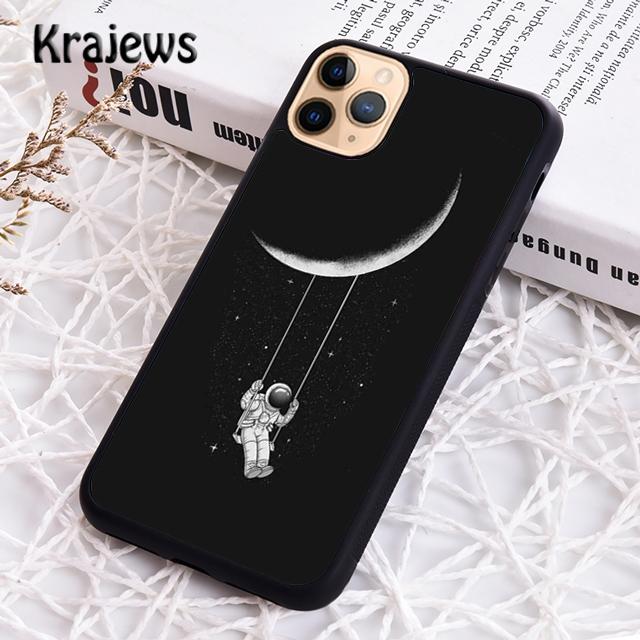 Krajews Astronaut Stars Constellation Phone Case Cover For iPhone 17 Air 16 15 14 plus 11 12 13 pro max Plus coque Fundas