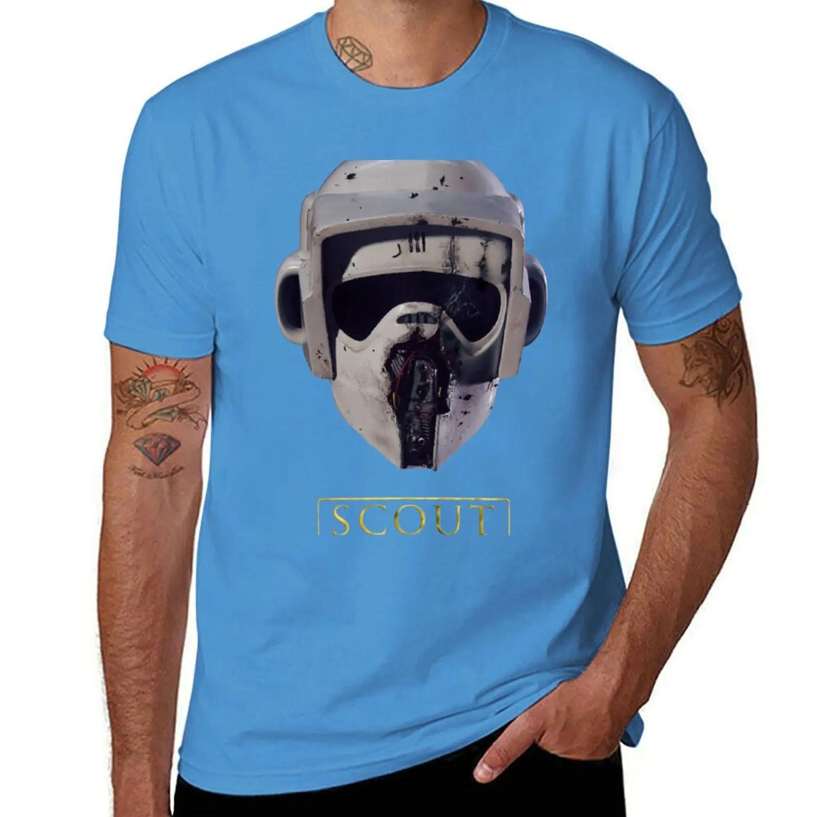 TB434 Scout Poster TShirt graphics boys whites anime figures big and tall t shirts for men S