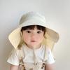 NewThin Sunshade Baby Hat Korean Fashion Candy Color Kids Fishmen Hat Breathable Big Rim Travel Hat Clothes Accessories