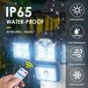 198led Solar Light 4 Head 3 Modes Ip65 Waterproof 270 Wide Angle Motion Sensor Garden Security Wall