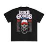 Luke Combs Unisex Adult Tour Â´23 Skull Back Print T-Shirt