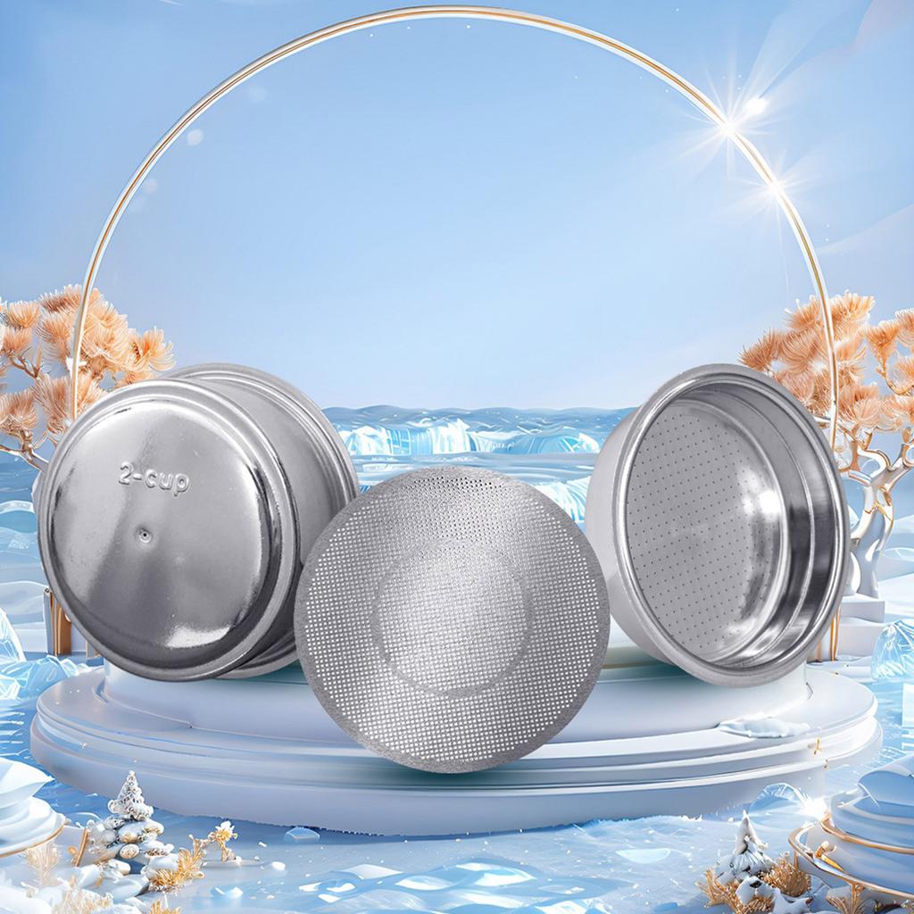 Multifuntional Stainless Steel Coffee Filter Basket Easy To Clean Coffee Powder Cup Espresso Accessory for Coffee