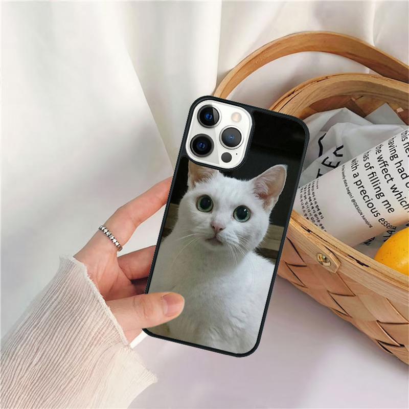 Lovely Pet Cute Animal Cat Phone Case For iPhone 17 Air 16 15 14 11 12 13 Pro  MAX Plus Coque Cover Shell