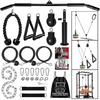 Pulley Cable Machine LAT Lat Pulldown Cable Training Equipment Professional Strengthening Fitness Equipment for Men and Women Forearm and Wrist Roller