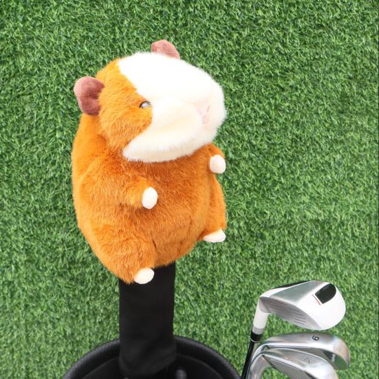 Husă de Pluș pentru Capul Clubului de Golf Capibara Păpușă Animal de Pluș Husă Protectoare pentru Capul Driverului de Lemn de Golf Accesorii de Golf Cadou pentru Bărbați Femei Golfer