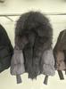 oversized real fox fur collar women's white duck down jacket winter new loose thickened warm hooded jacket
