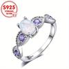 An exquisite and flawless 925 sterling silver ring is very suitable for women's jewelry